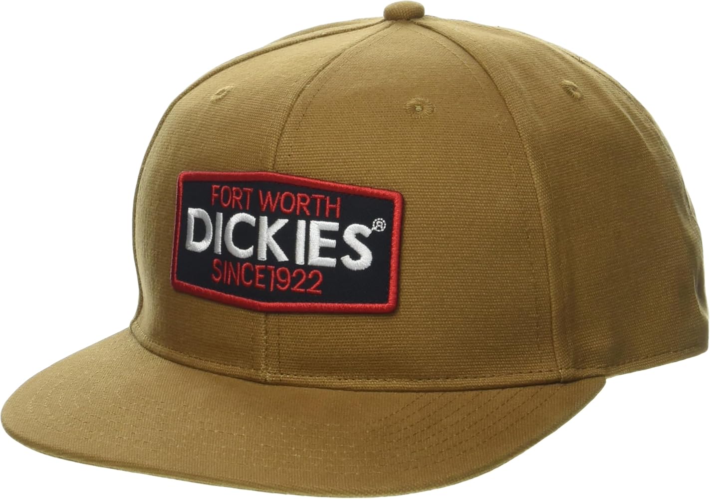 Dickies Men's Logo Patch Flat Bill Cap