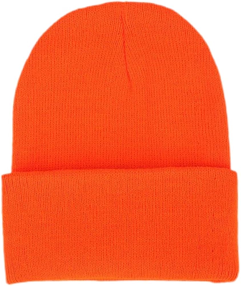 Women and Men Beanie，Hat Warm Knit Winter Hats，Elegant Soft Beanies H26 Multicolor