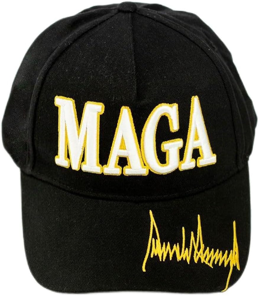 Made in USA Trump 2024 Hat MAGA Baseball Cap - Embroidered Hat Make America Great Again Adjustable Trucker Cap for Men Women