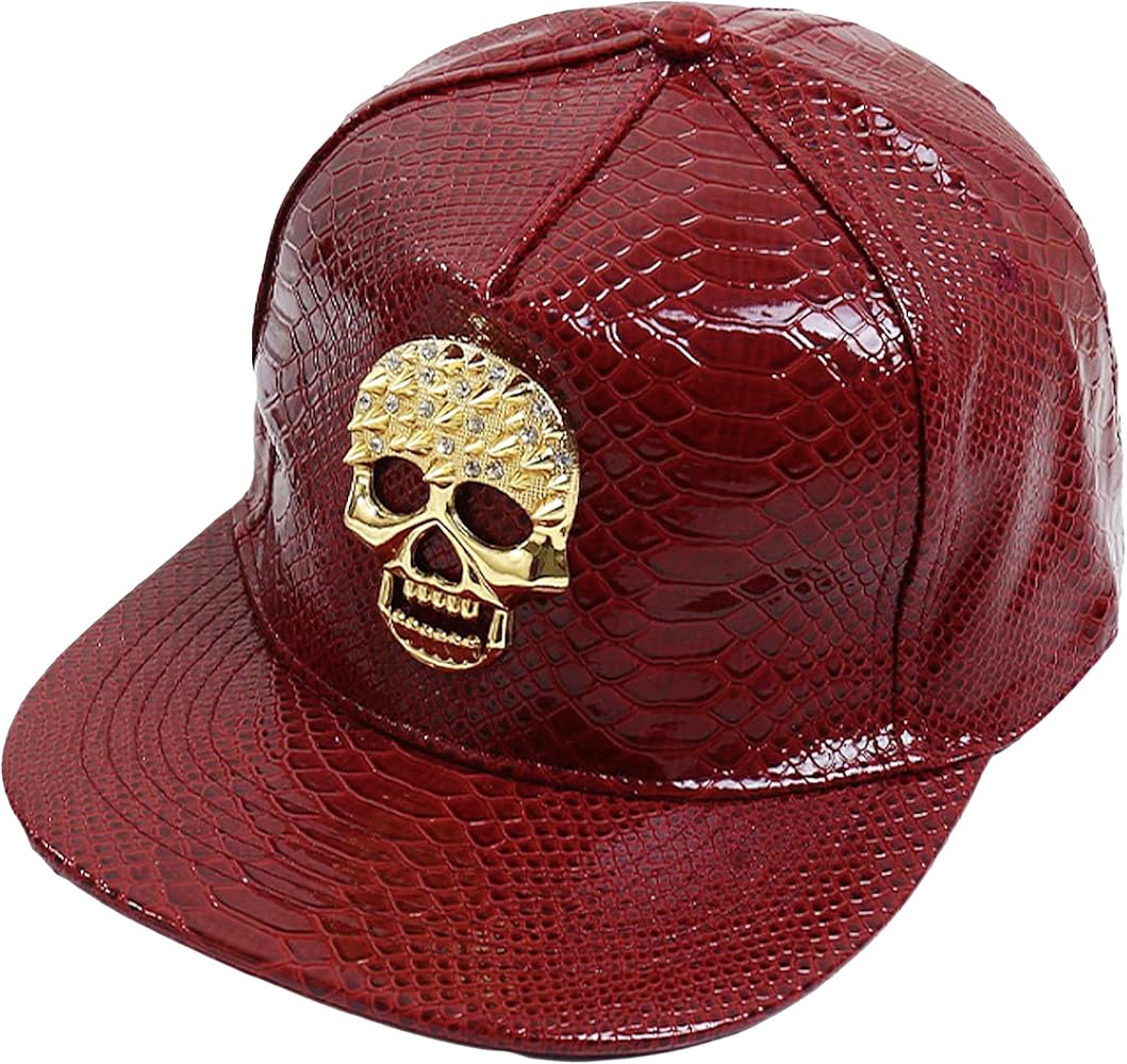 Hip Hop Hat Flat-Brimmed Rock Cap Adjustable Baseball Caps Men Women