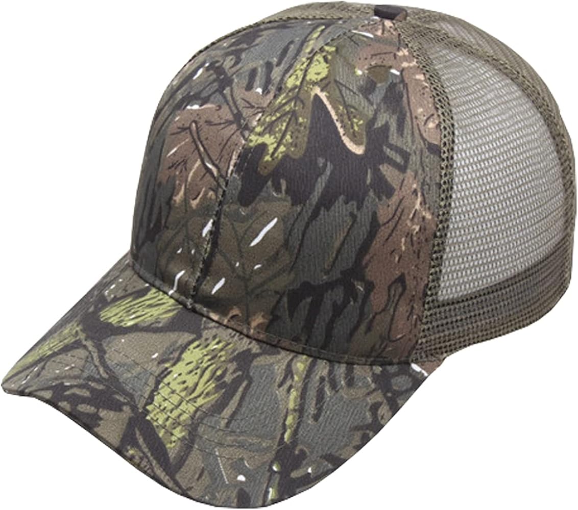 Foetest Adjustable Baseball Cap Camouflage Mesh Hat Sports Net Cap Sport Summer Hat Military cap