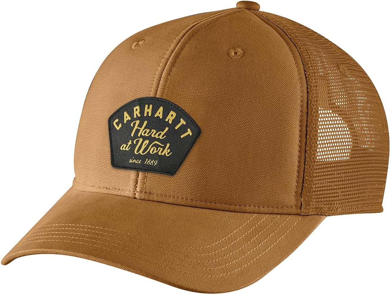 Carhartt Men's Canvas MeshBack Work Patch Cap