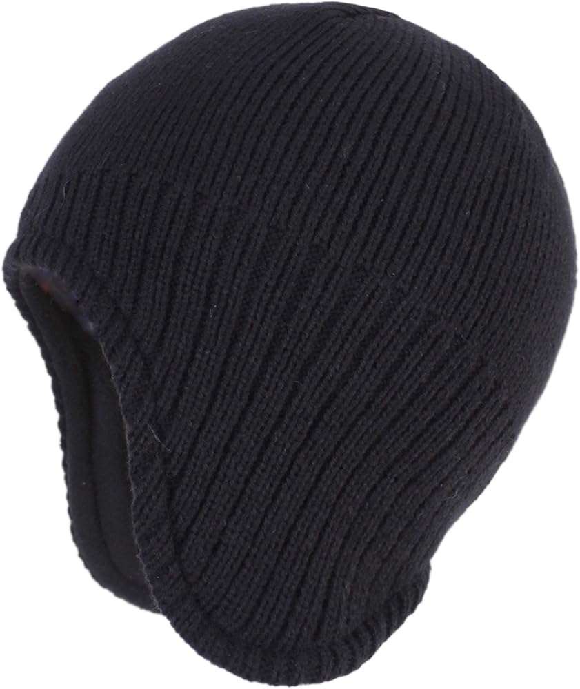 Connectyle Mens Warm Winter Hats Fleece Lined Earflap Hat Daily Beanie Watch Cap