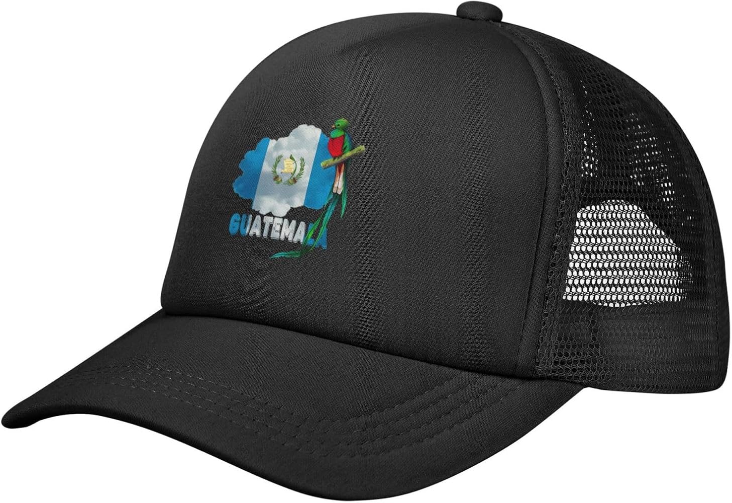 Adult Mesh Baseball Cap with Wings Cuba Flag, Personalized Adjustable Hats for Men Women