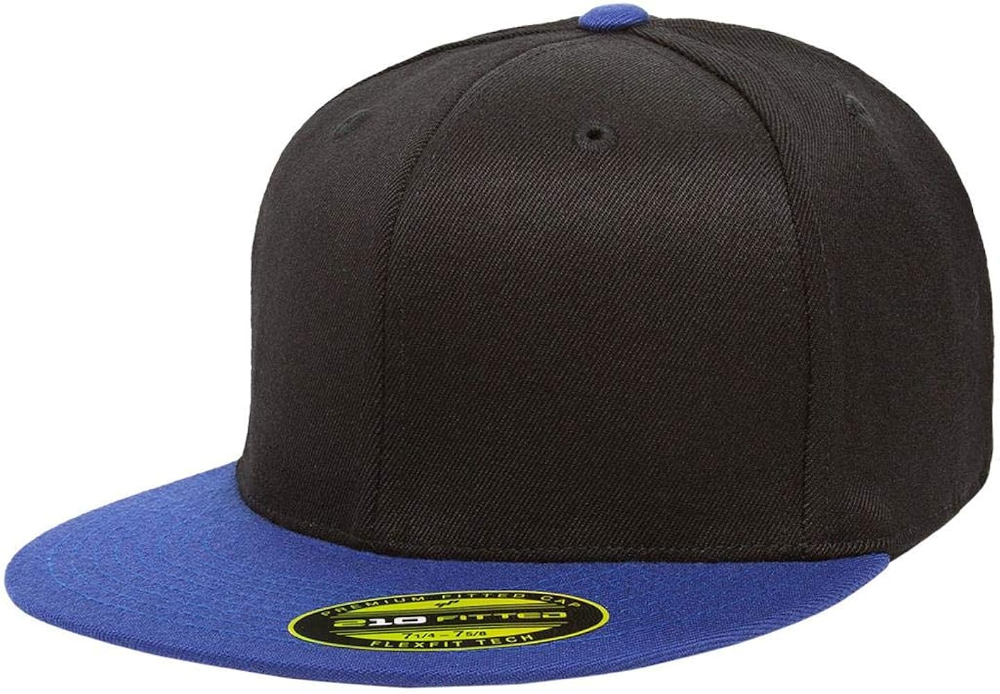 Premium 210 Flexfit Fitted Flatbill Hat with NoSweat Hat Liner