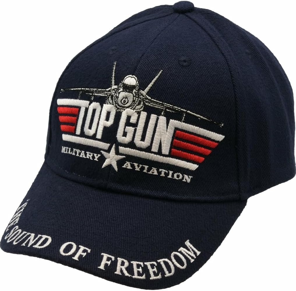 Trade Winds U.S.Navy Military Aviation Top Gun The Sound of Freedom Hat Cap Multi, 7 3/4