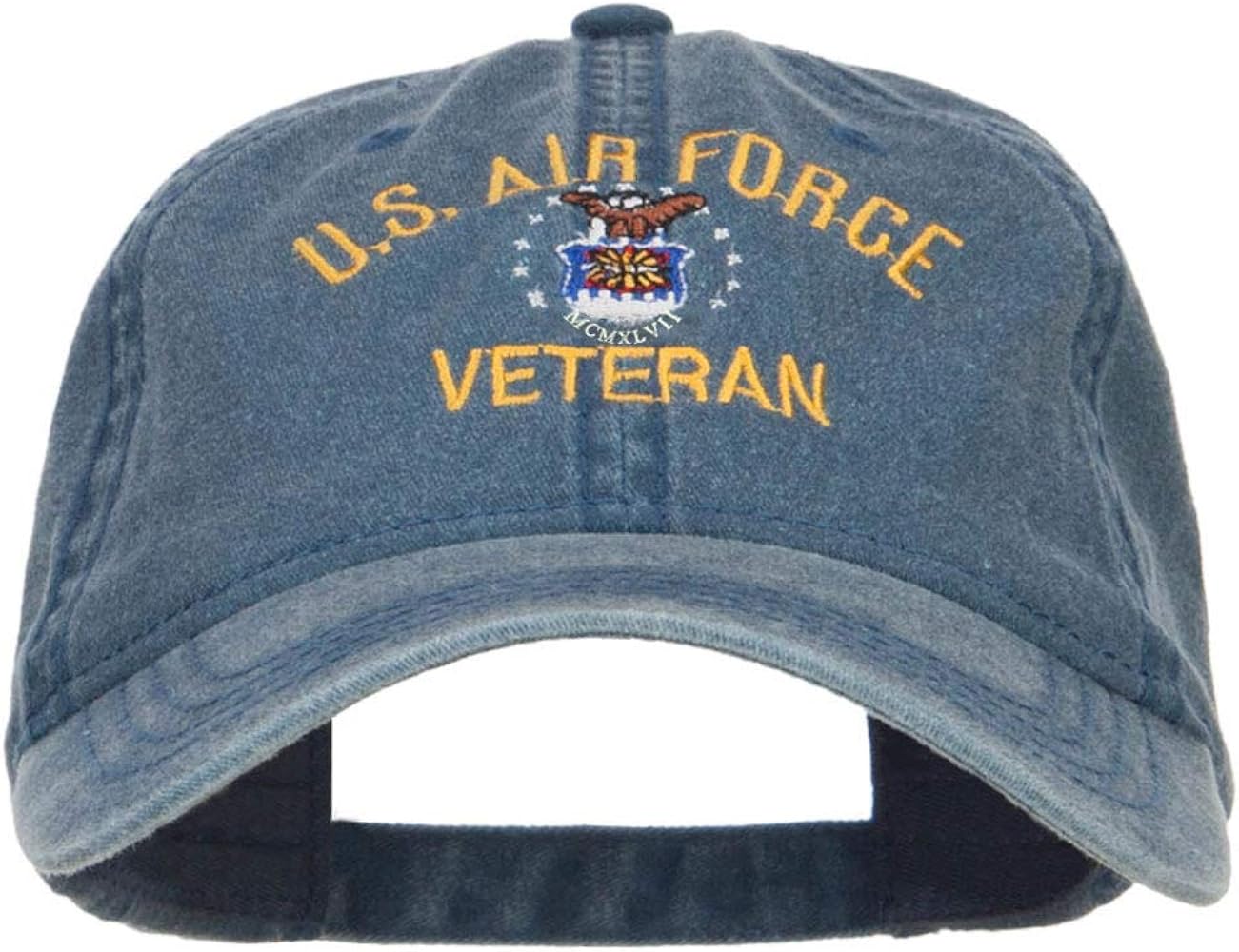 e4Hats.com US Air Force Veteran Military Embroidered Washed Cap