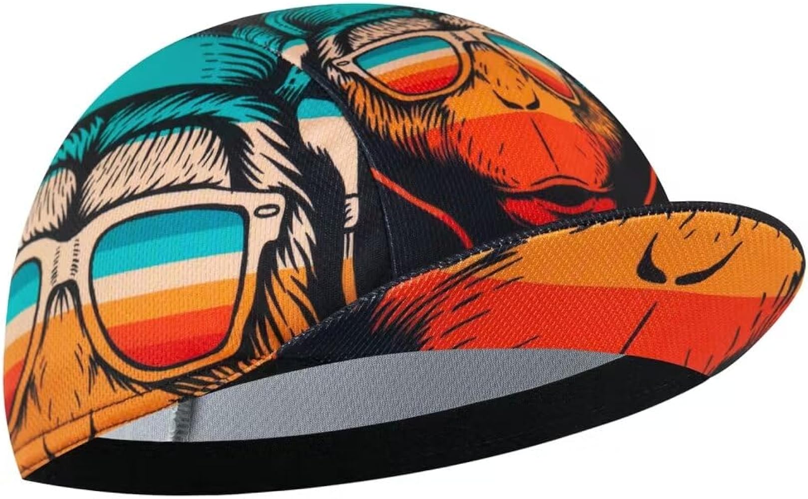 Cycling Cap for Man and Woman-Cycling Hat Under Helmet-Polyester Breathable Sweat Absorbent