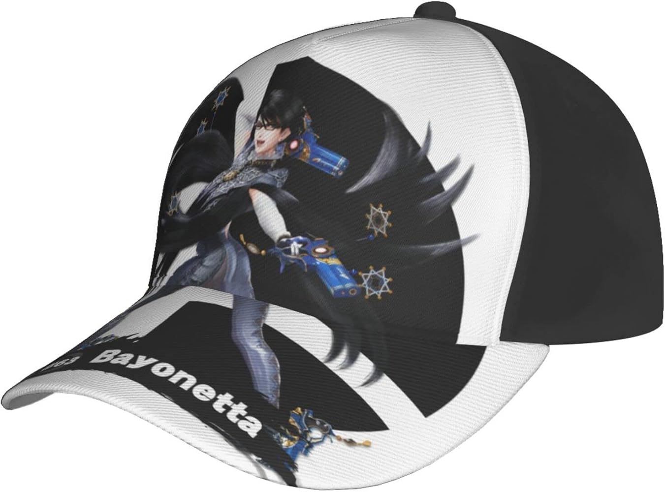 Anime Bayonetta Hats Adjustable Baseball Cap Unisex Classic Hat Daily Going Out Sports Outdoor Activities Travel Black