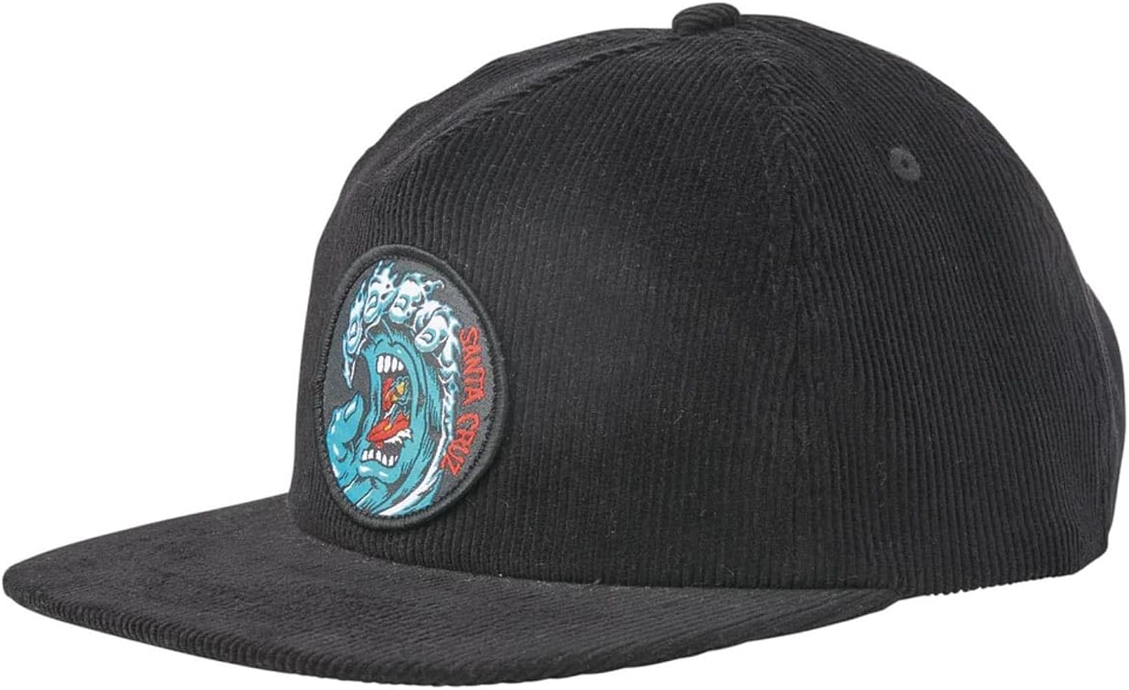 SANTA CRUZ Unstructured Mid Profile Snapback Hat Screaming Wave Skate Hat