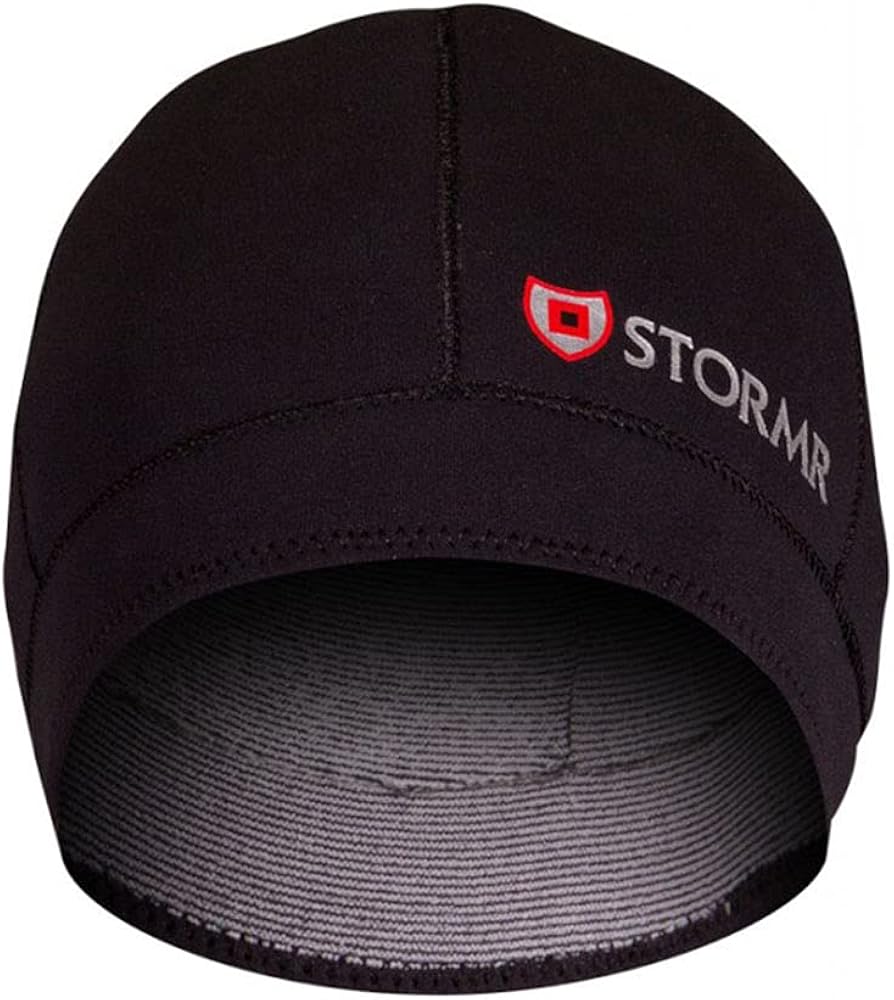 STORMR Unisex Typhoon Neoprene Watch Cap Waterproof Windproof 2mm Micro-Fleece Lined Fishing Beanie