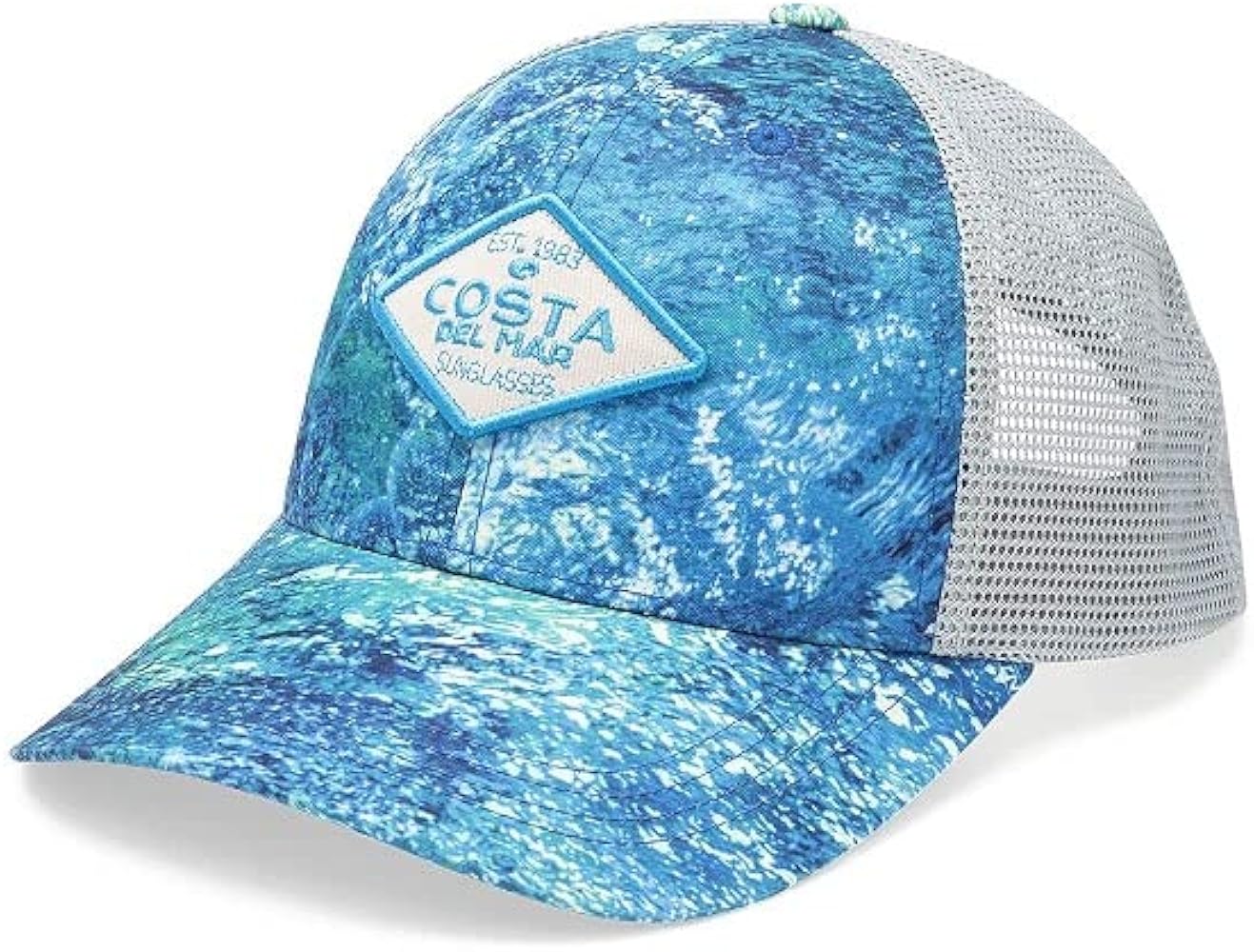 Costa Del Mar Men's Mossy Oak Coastal Camo Trucker Xl Cap