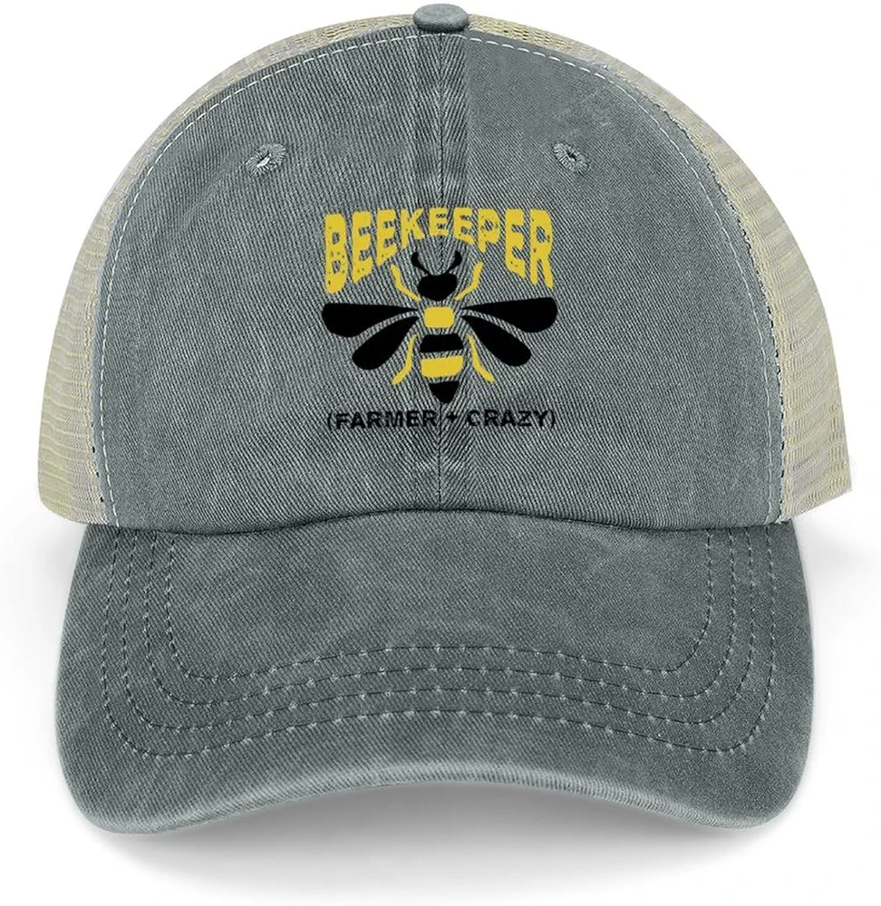 Beekeeper Farmer Crazy Baseball Cap Personalized Trucker Hat Dad Hats Sports Cap for Men Women