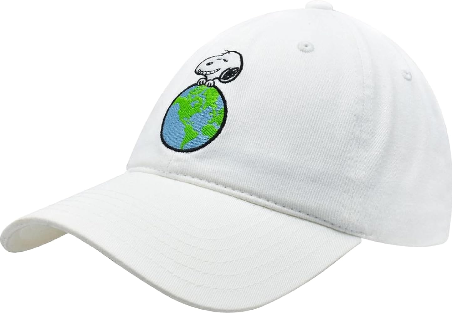 Concept One Peanuts Snoopy Dad Hat, Adult Baseball Cap with Curved Brim