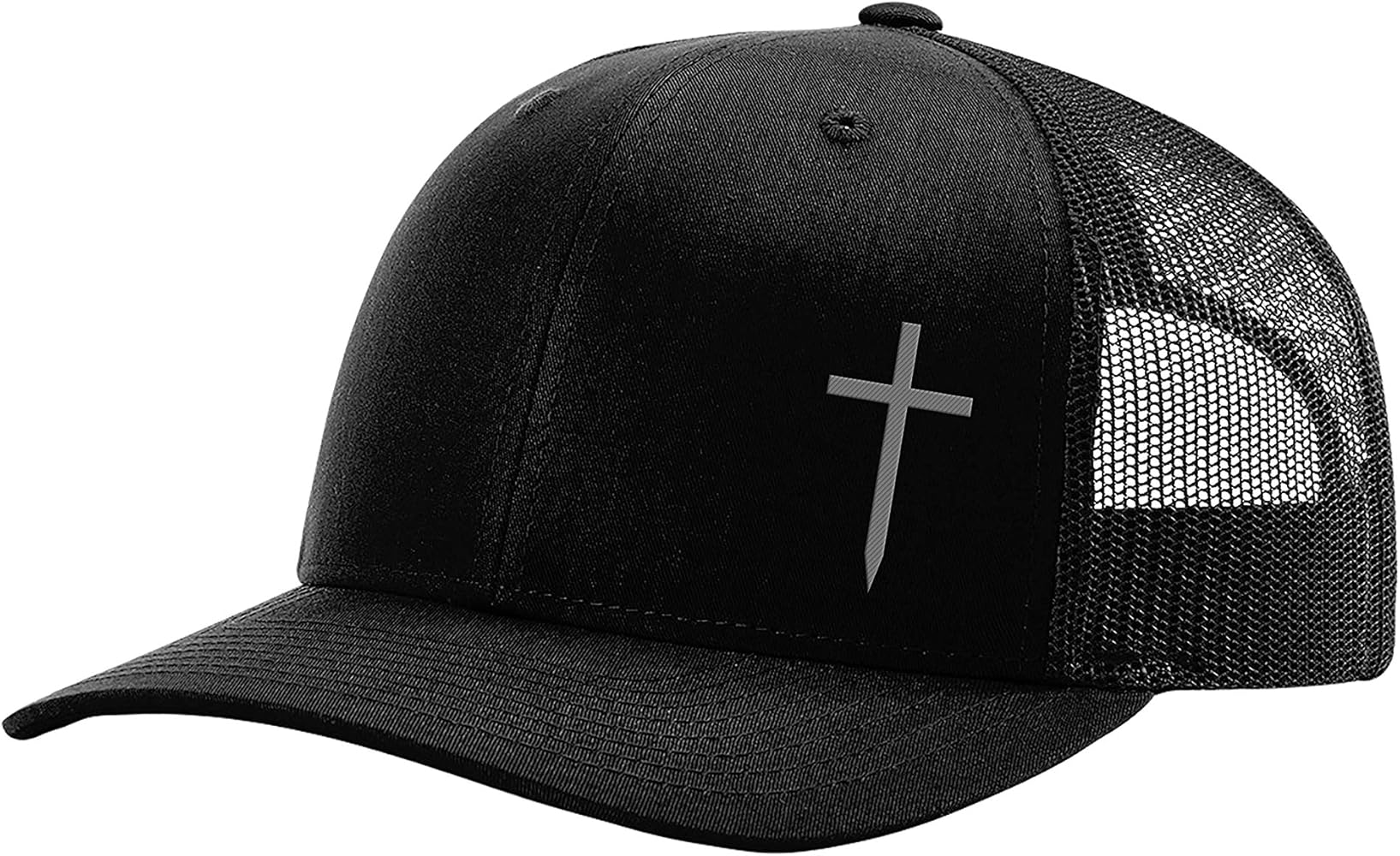 Trenz Shirt Company Christian Embroidered Cross Hat