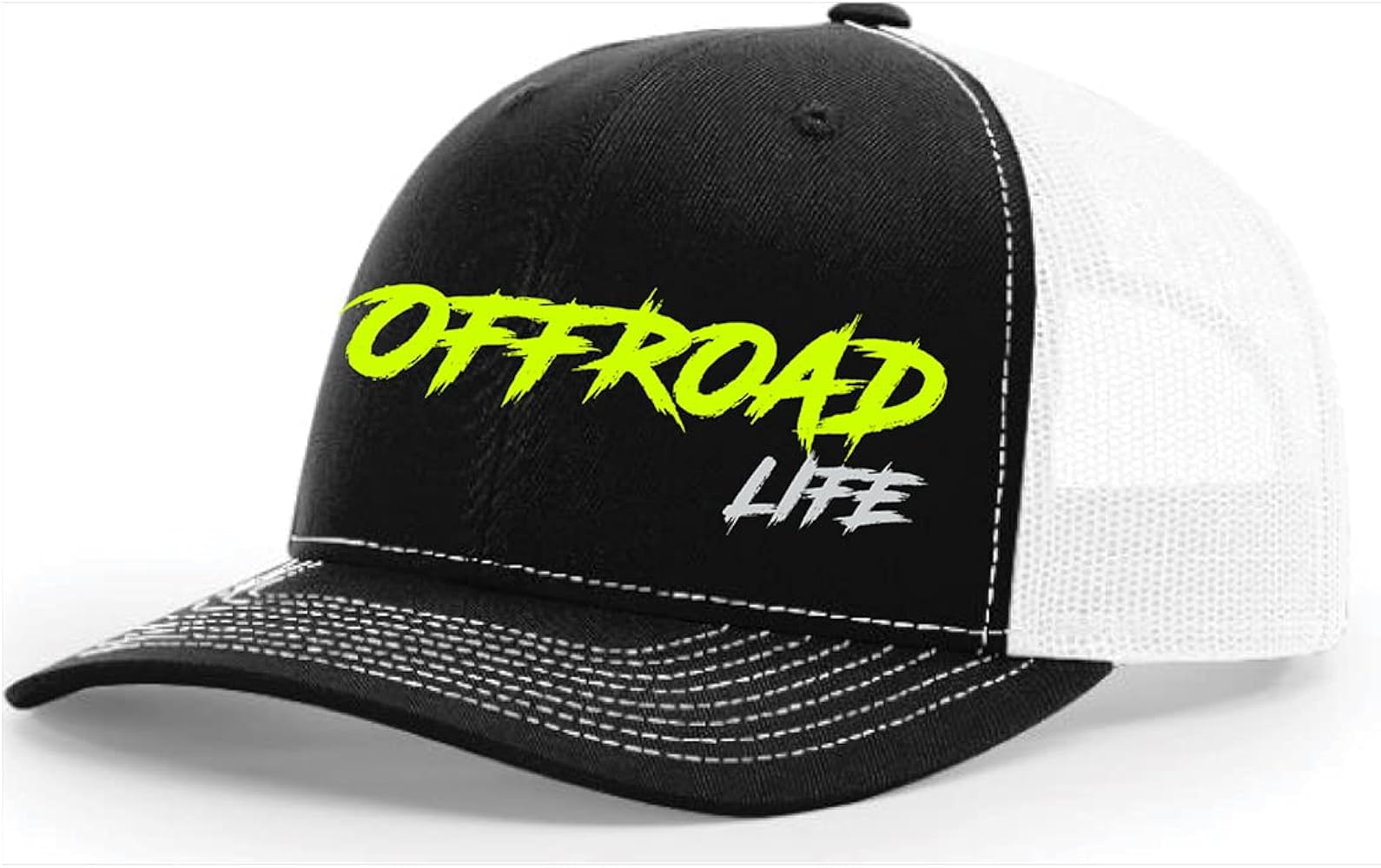 Offroad Life Trucker Hat for Men & Women, Snapback Mesh Cap