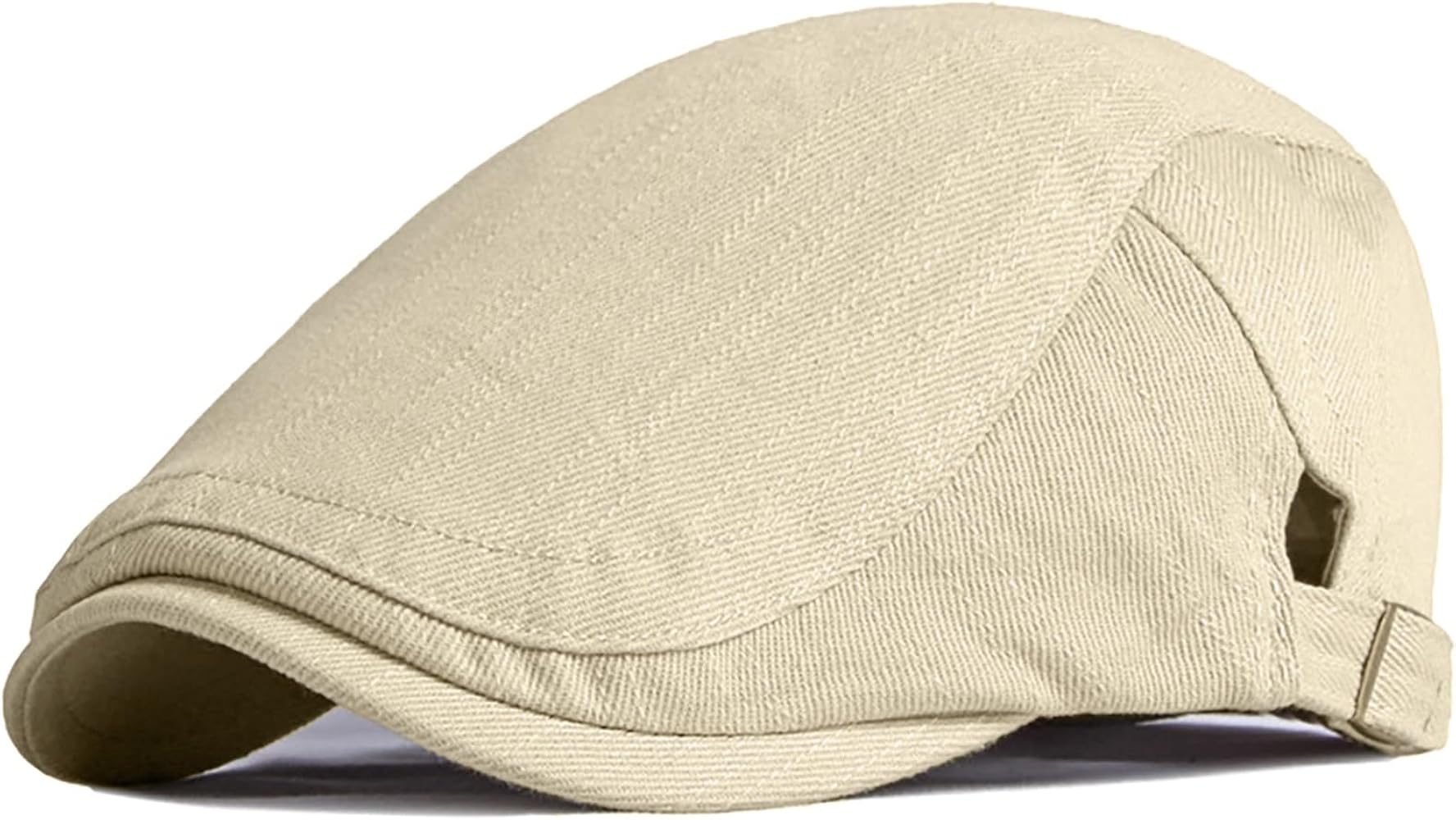 Newsboy Hats for Men Flat Cap Cotton Adjustable Breathable Irish Cabbie Ivy Driving Hunting Hat