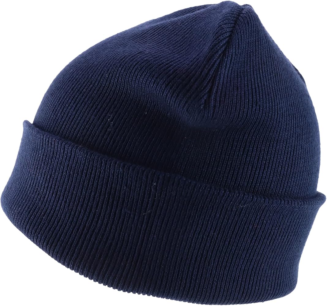 XXL Big Oversized Superior Cotton Blend Cuff Long Beanie