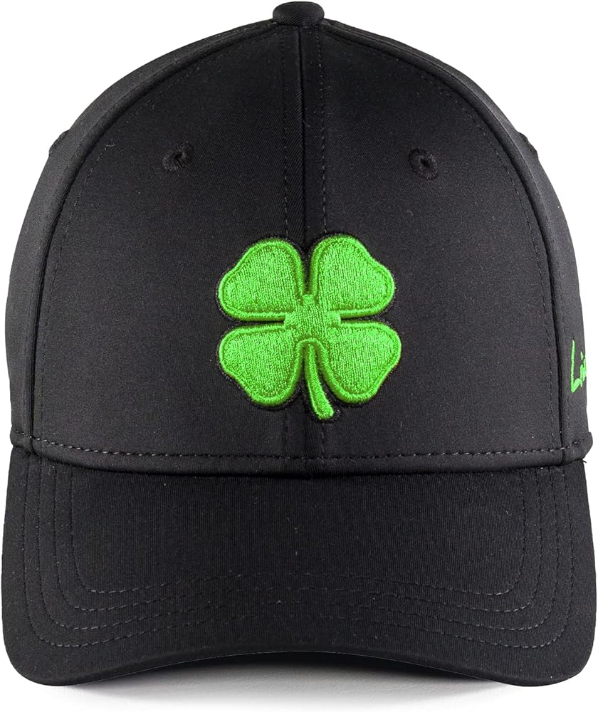 Black Clover Premium Clover 51 Flex Cap, Black/Lime, S/M