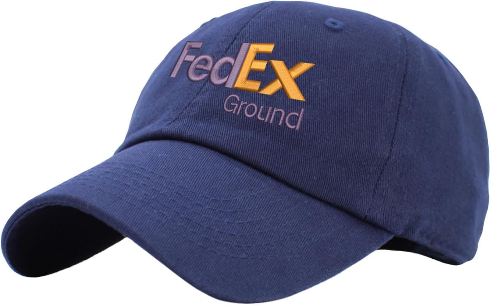 FedEx Ground Hat Embroidered Cotton Cap Classic Adjustable Baseball Hat