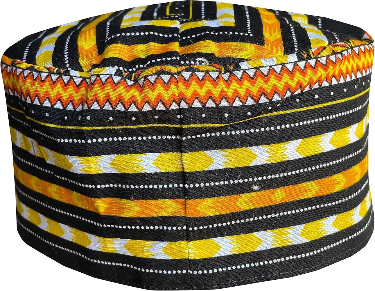 DA'IKI African Dashiki Kufi Hat Africa Kente Pattern Kofi Hat Afrikan Cap