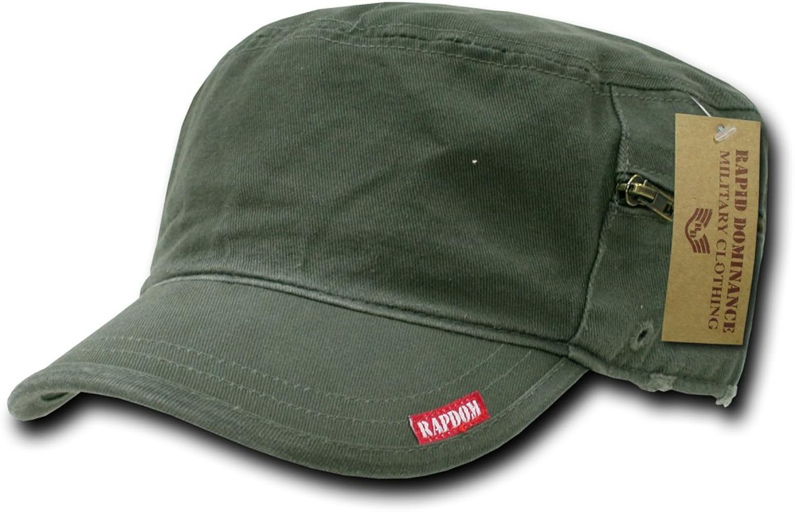 Rapiddominance Adjustable Patrol Cap with Zipper