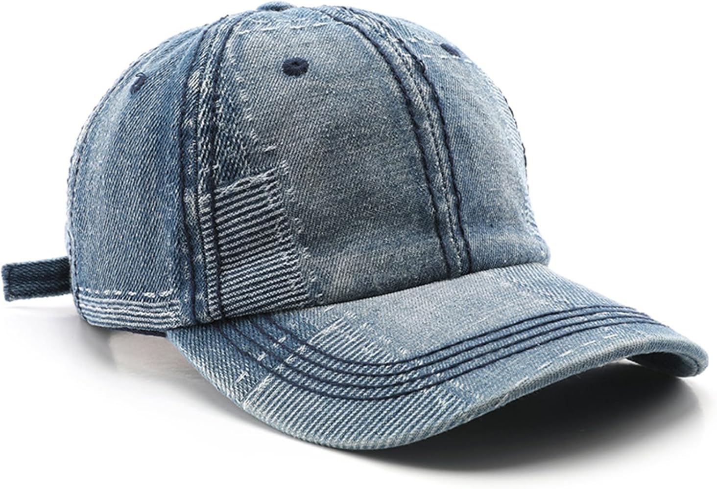 Originals Trendy Vintage Baseball Cap Soft Cotton Denim Unconstructed Washed Distressed Dad Hat for Men Women