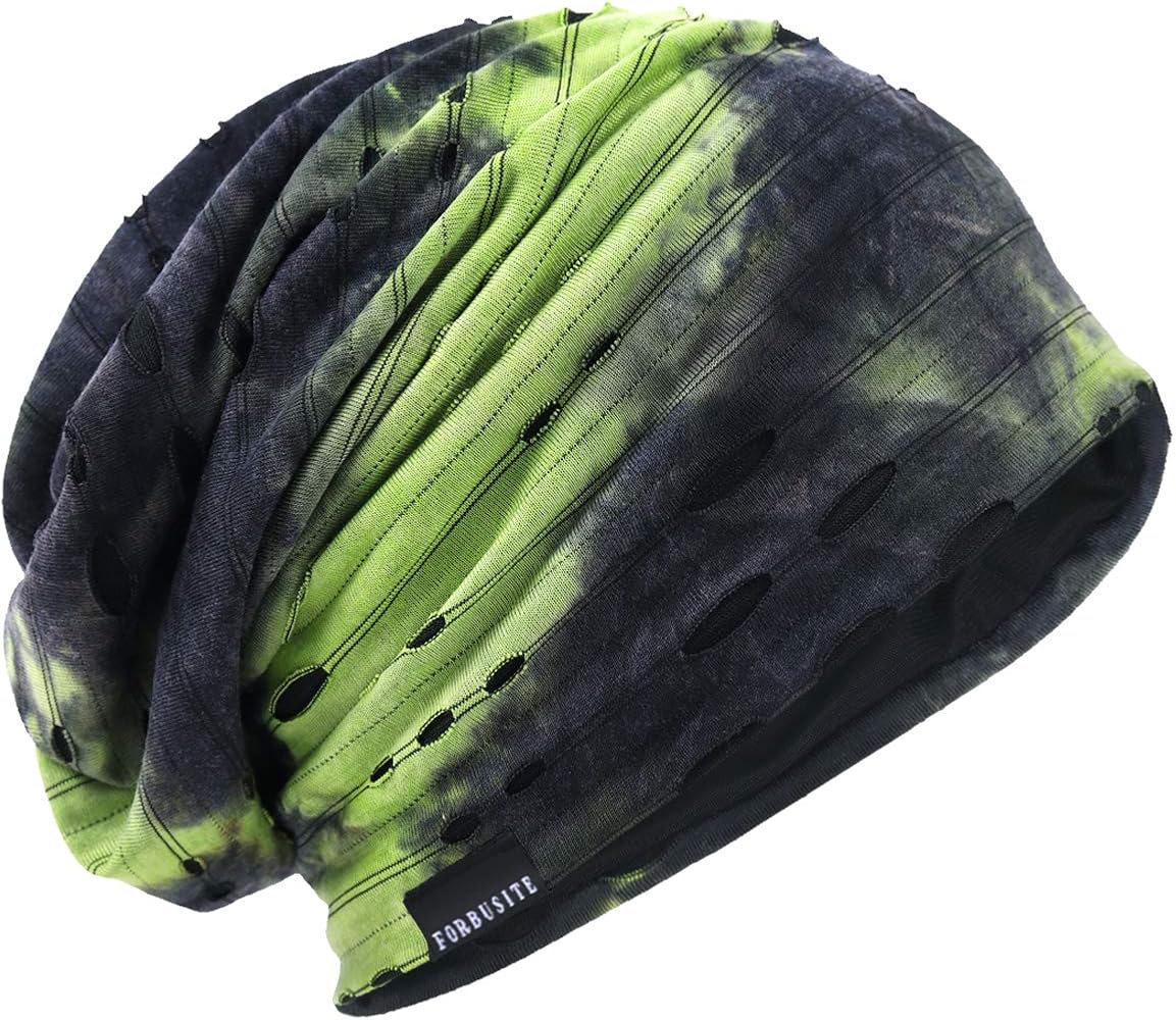 Mens Slouch Hollow Beanie Summer Skullcap B090