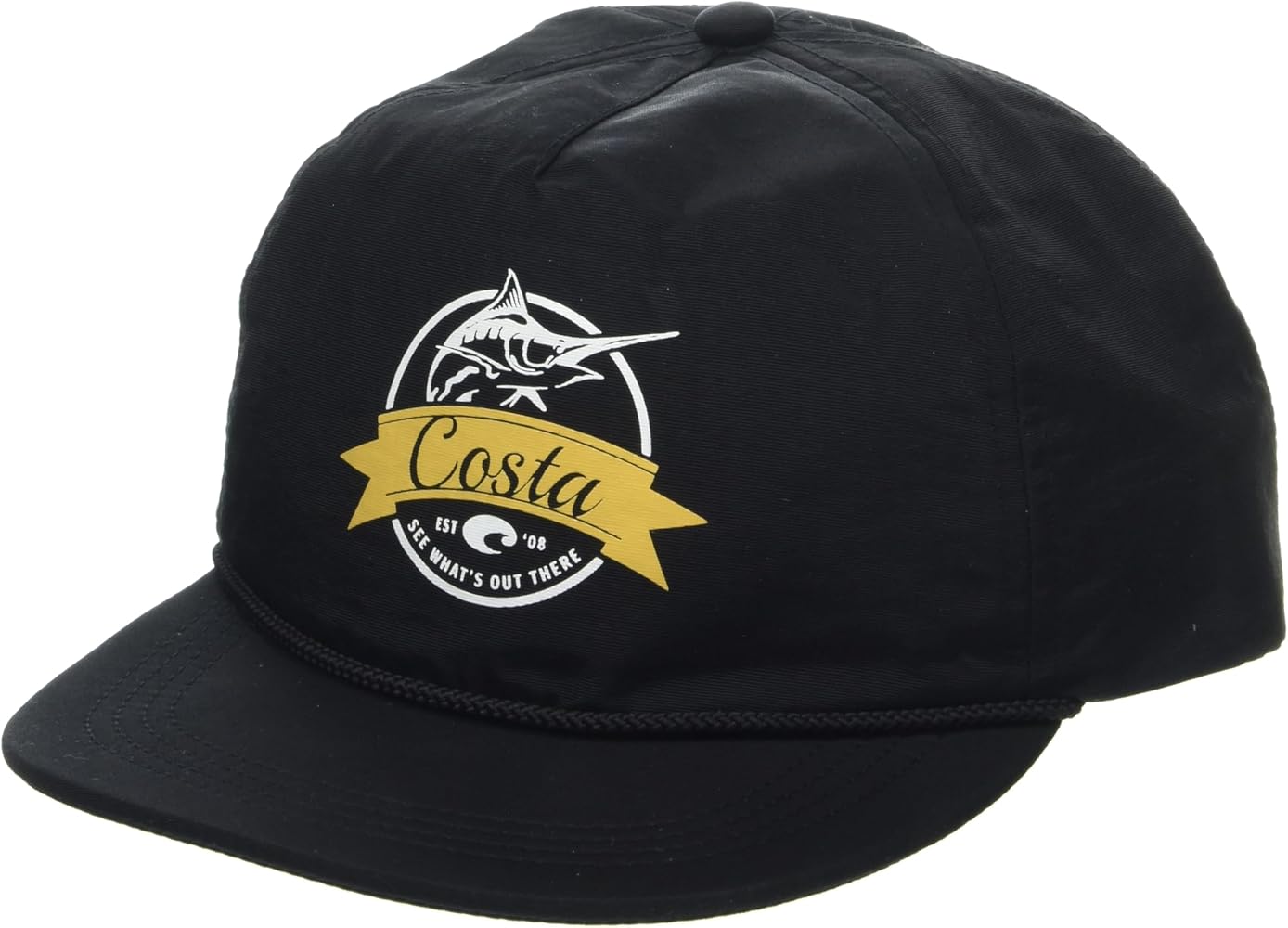 Costa Del Mar Founders Fish Hat Black