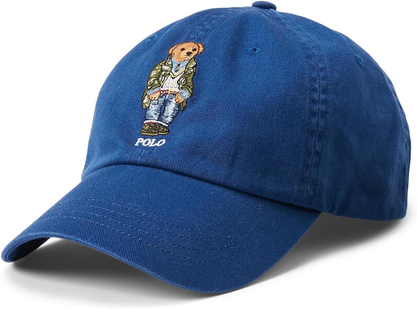 POLO RALPH LAUREN Mens Dive Bear Chino Cap Beach Royal OneSize