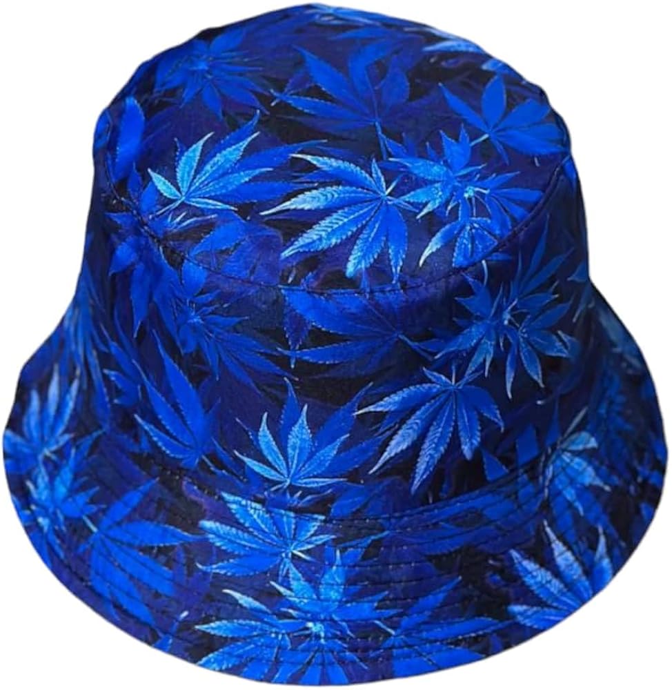 Premium Reversible Marijuana Leaf Bucket Hat | Stylish Unisex Fisherman Cap for Sun Protection