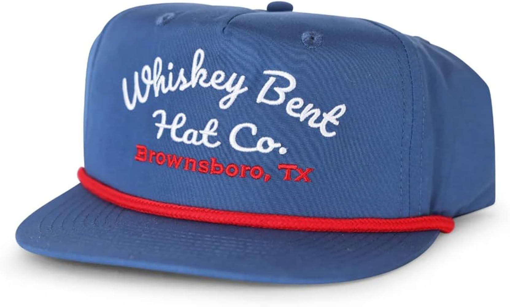 WHISKEY BENT HAT CO. – The Frio Hat – Vintage, Outdoor, Adjustable Snapback Rope Hat, Sun Protection UPF 50+, Water Resistant