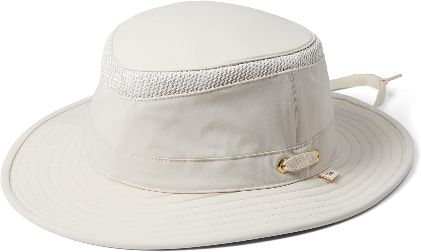 Tilley unisex adult Ltm5 Airflo Medium Brim Recycled Sun Hat, Light Stone, 7.75 US