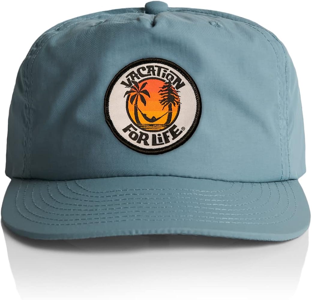 Sunset Logo Water Resistant Snapback Hat for Men & Women