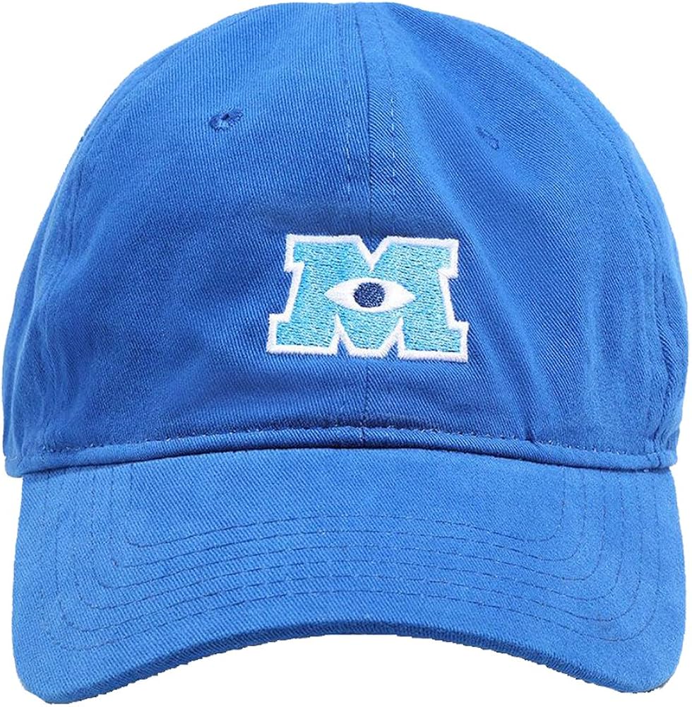 Concept One Disney Pixar Monsters Inc and University Baseball Cap, Adjustable Dad Hat