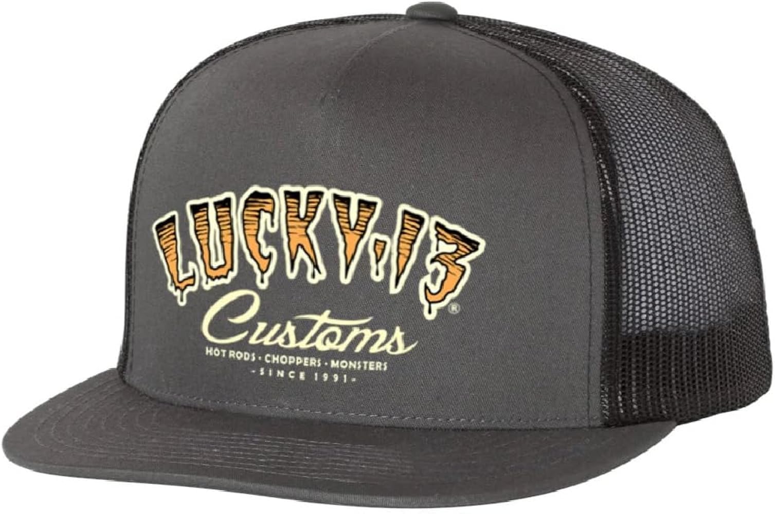 Lucky 13 Tiger Custom Snapback Truck Hat