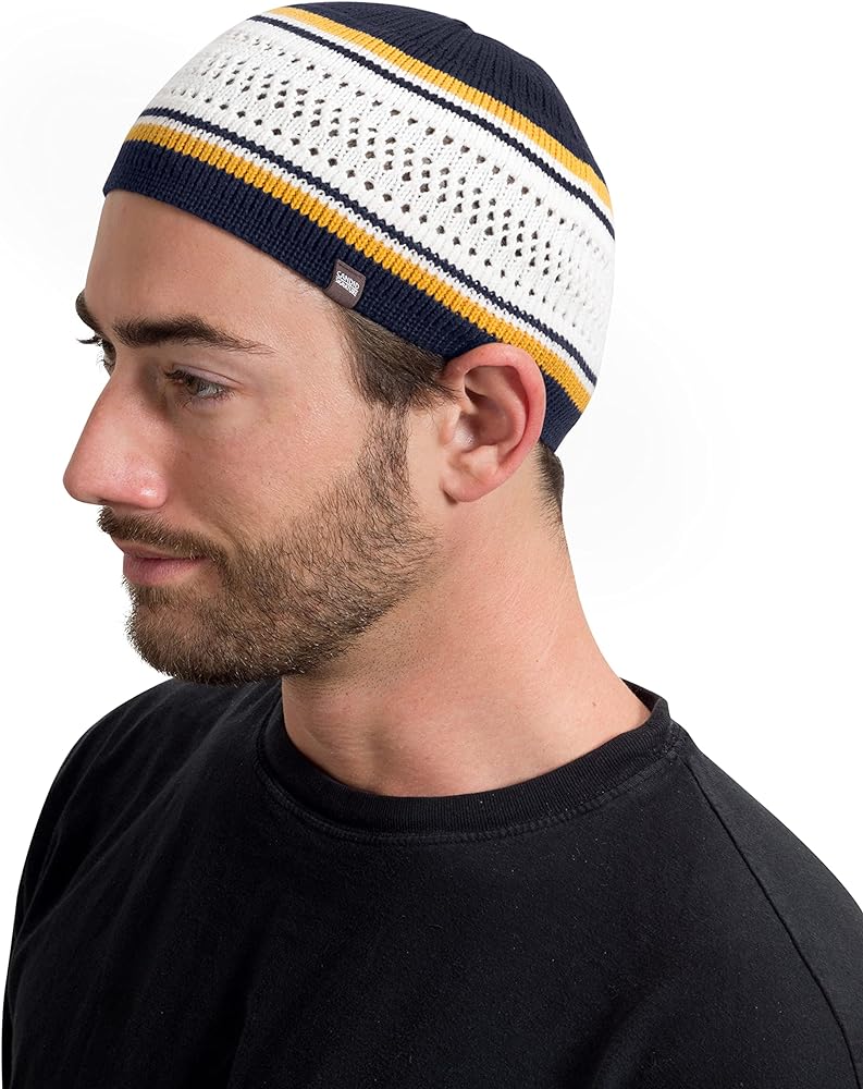 Breathable Cotton Stretchy Kufi for Men in Cool Designs - Helmet Liner