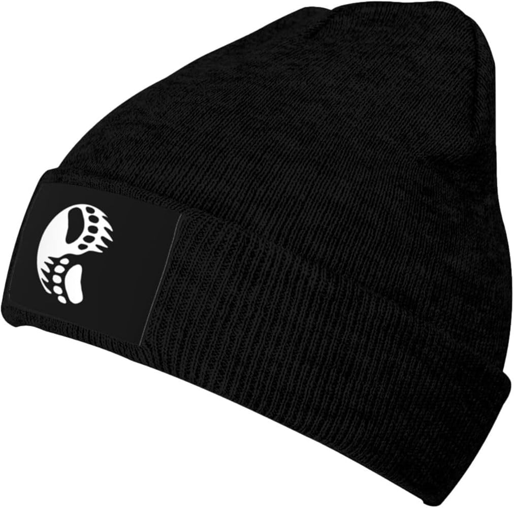 Ying Yang Bear Paw,Cuffed Beanie for Men Women Knit Skull Cap Warm Stocking Hats