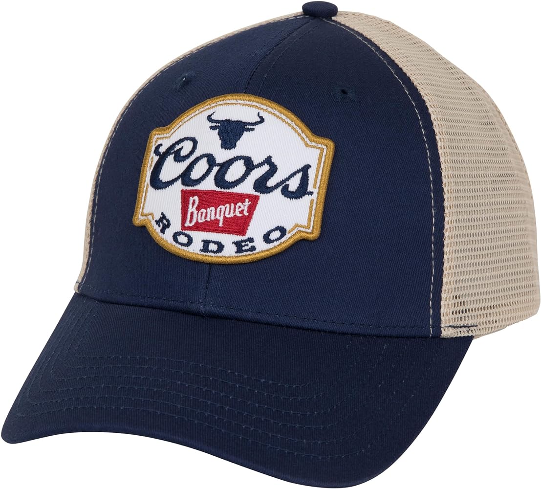 Coors Banquet Rodeo Logo Navy Colorway Adjustable Trucker Hat