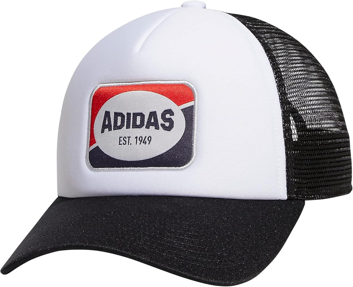 adidas Men's Foam Front Mesh Back Snapback Adjustable Fit Trucker Hat