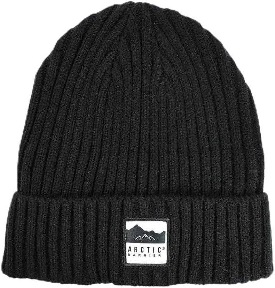 Acrylic Rib Knit Beanie - Effortless Winter Style for Men and Women