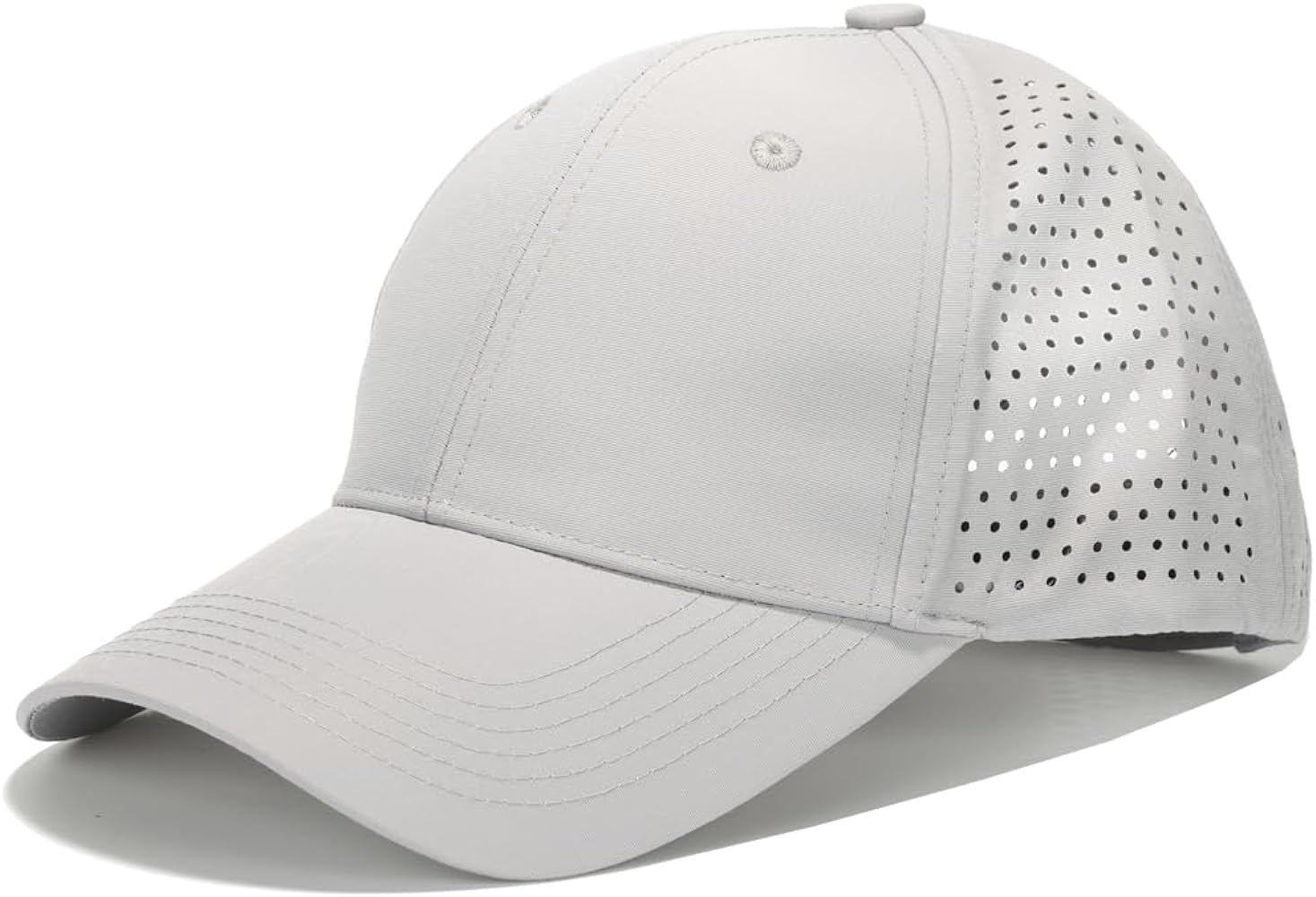 Men Breathable Quick Dry Baseball Cap Laser Perforated Mesh Ball Cap