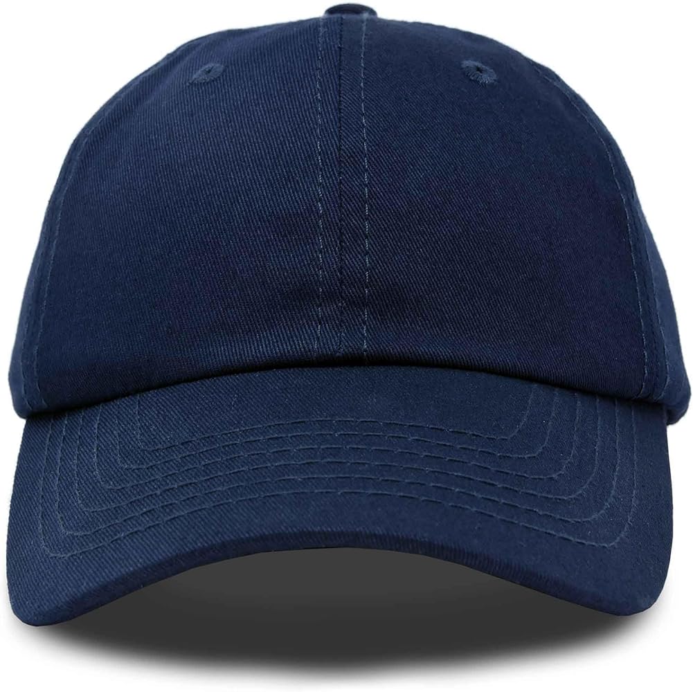 DALIX Baseball Cap Dad Hat Plain Men Women Cotton Adjustable Blank Unstructured Soft