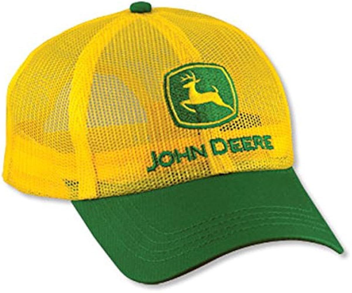 John Deere Yellow Full Mesh Cap - LP14424