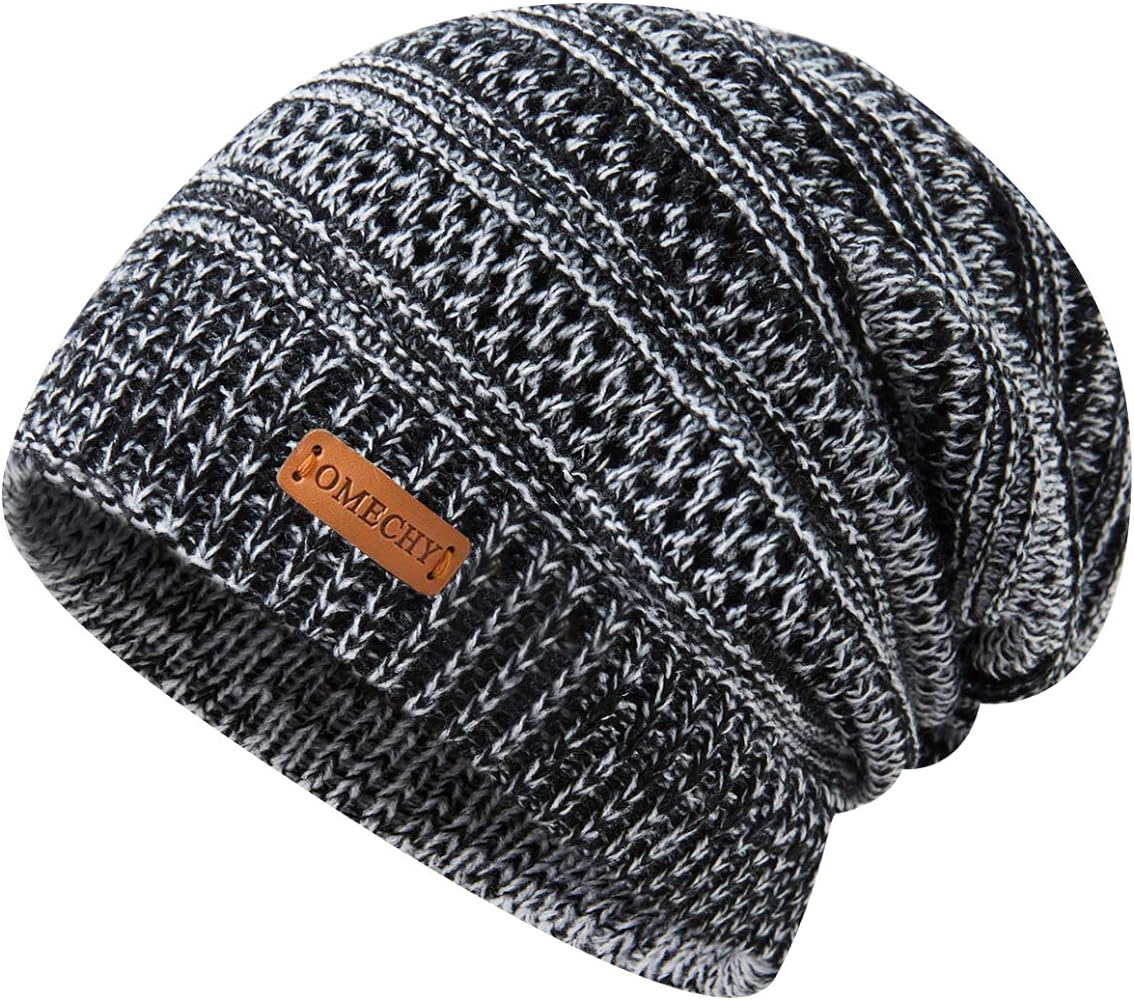 Beanie for Men Women Winter Knit Warm Hat Stretch Plain Cuff Toboggan Cap