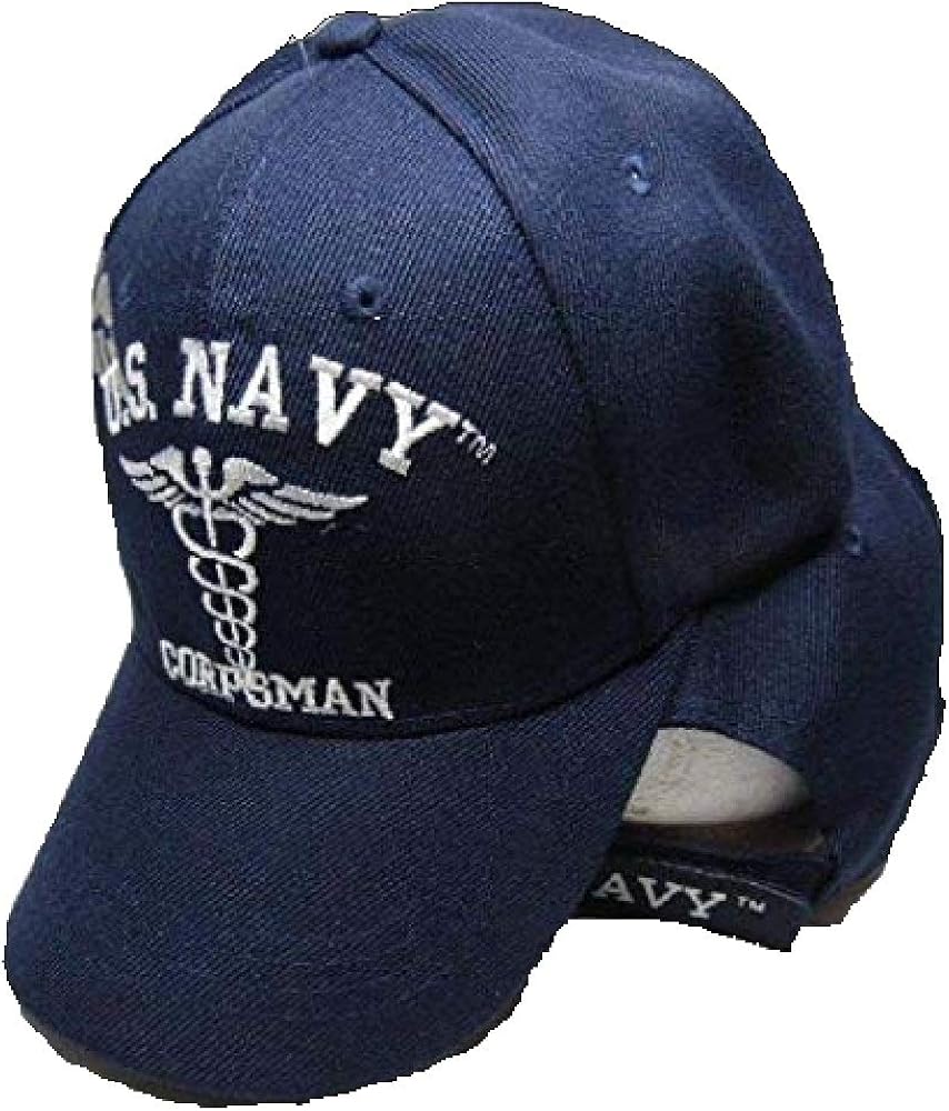 MWS U.S Navy Corpsman Licensed Embroidered Cap Hat