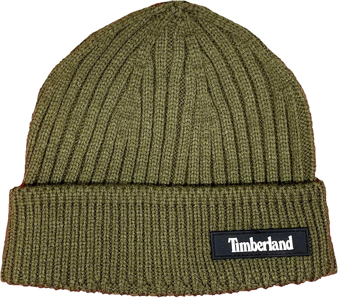 Timberland Men`s Ribbed Cuffed Beanie (O(T100843C-A58)/B, One Size)