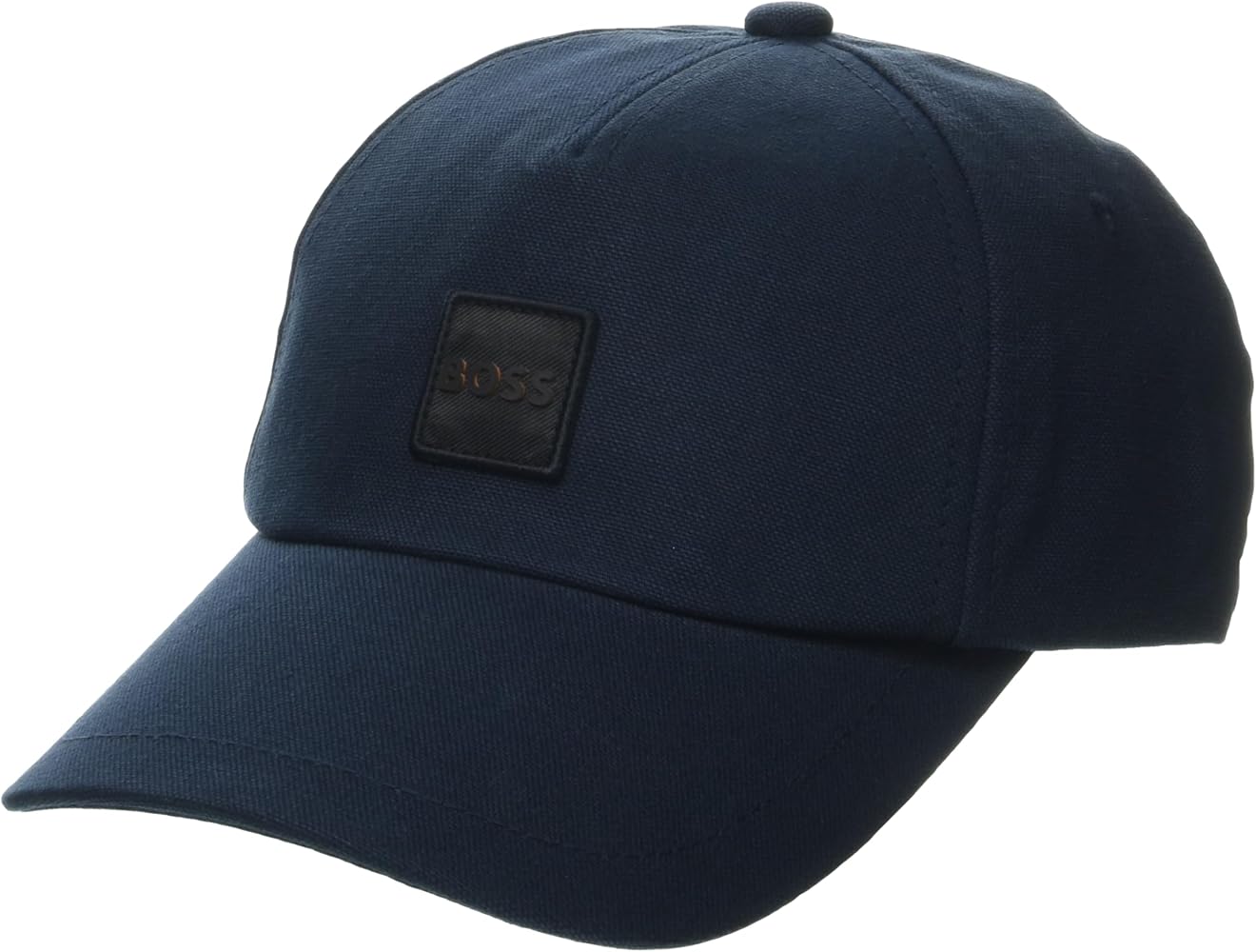 BOSS Men's Square Logo Cotton Twill Hat