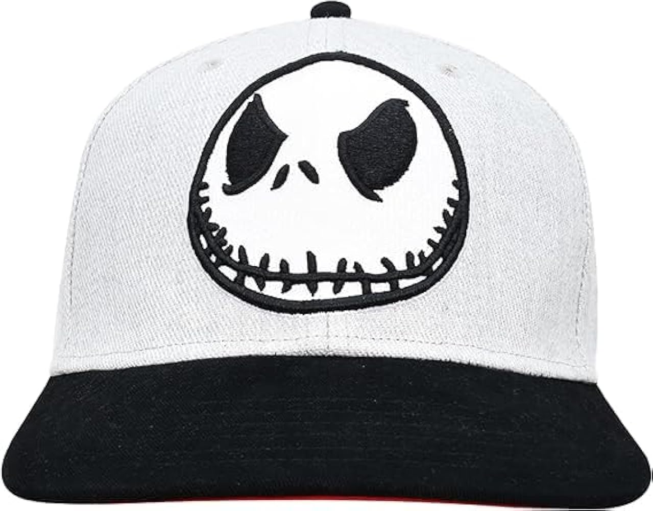 Disney The Nightmare Before Christmas Baseball Hat, Jack Skellington Cap, Heather Gray, One Size