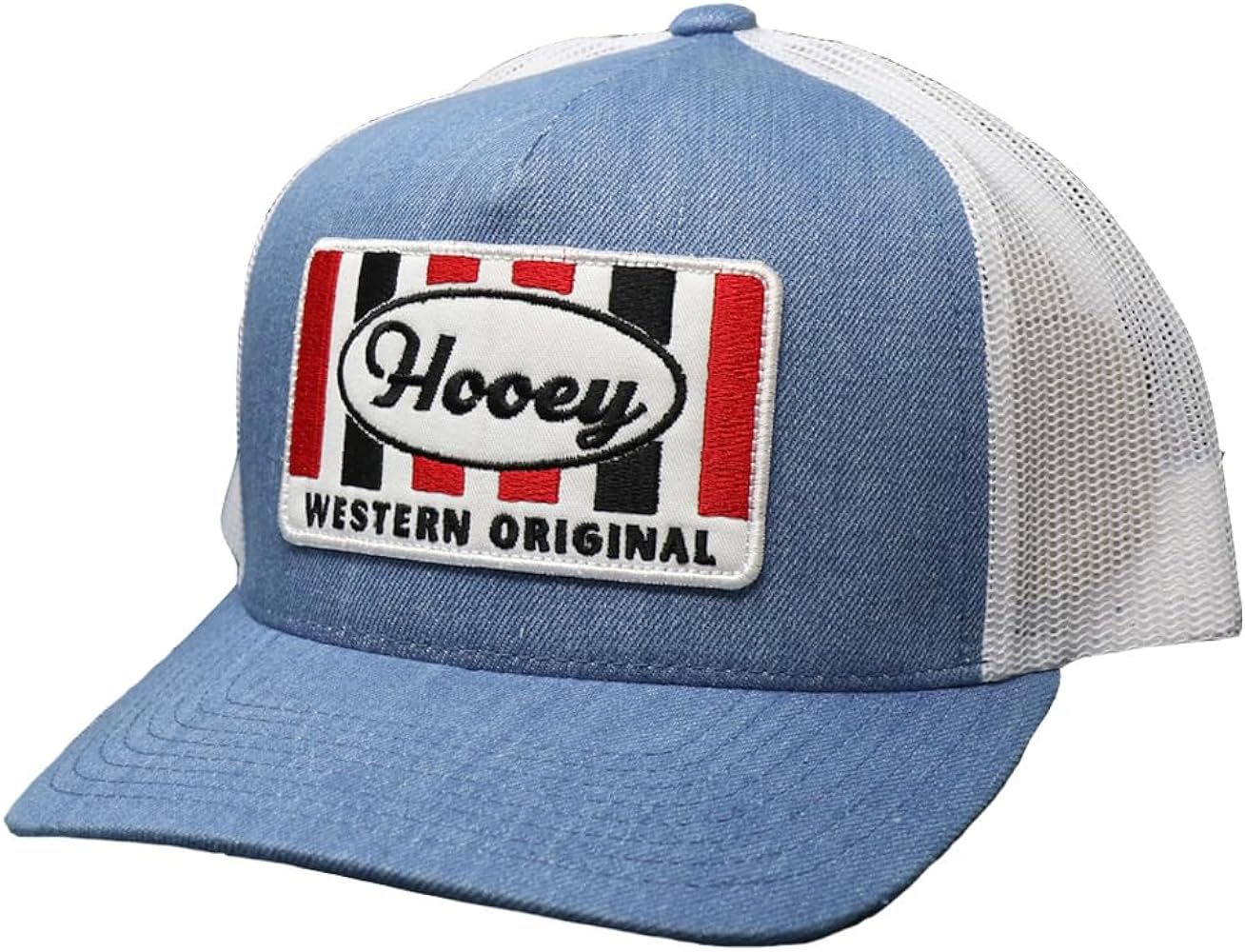 HOOEY Sudan Adjustable Snapback Trucker Mesh Back Hat with Logo